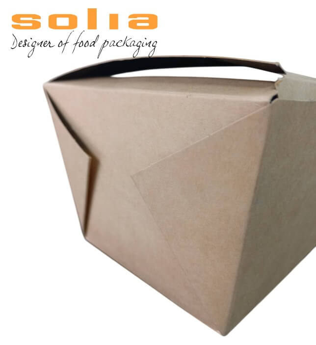 กล่องกระดาษสำหรับใส่อาหาร SOLIA PK1239-00 แพ็ค 50 ชิ้น